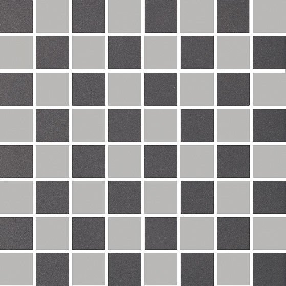 Мозаика Grazia Retro Mosaico Coal-Silver MOR16, цвет разноцветный, поверхность матовая, квадрат, 300x300