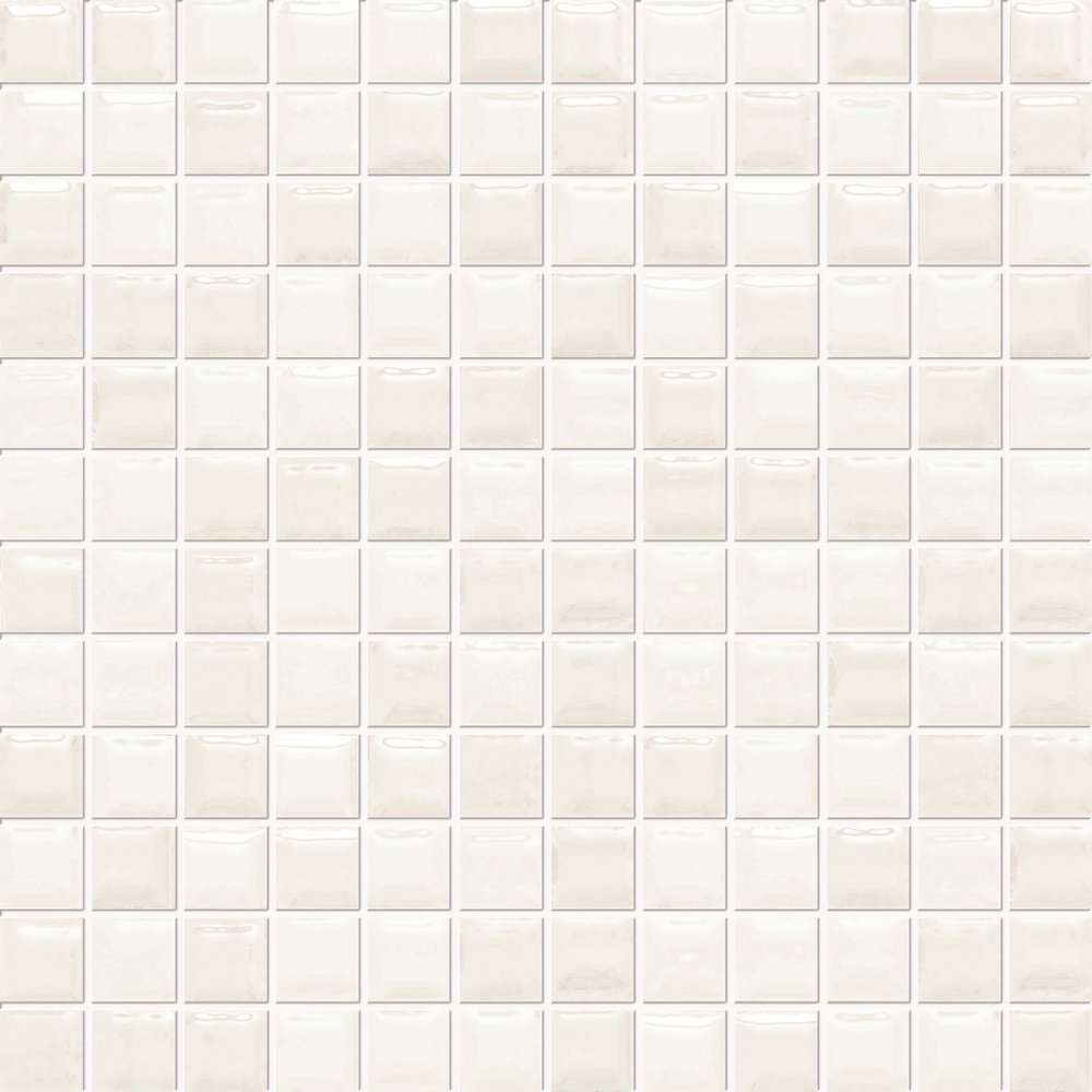 Мозаика Supergres Lace White Mosaico LWHM, цвет белый, поверхность глянцевая, квадрат, 305x305