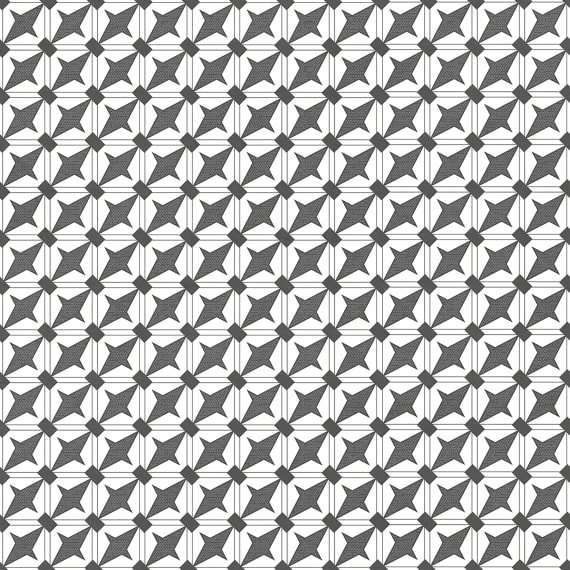 Керамогранит Lasselsberger Эллен Декор 6032-0422, цвет чёрно-белый, поверхность матовая, квадрат, 300x300