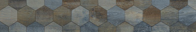 Керамогранит Opera Tudor Intarsio Noce, цвет коричневый, поверхность матовая, прямоугольник, 150x900