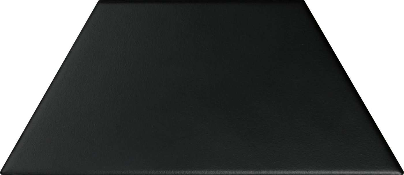 Керамическая плитка Tonalite Trapez Lavagna, цвет чёрный, поверхность матовая, прямоугольник, 100x230