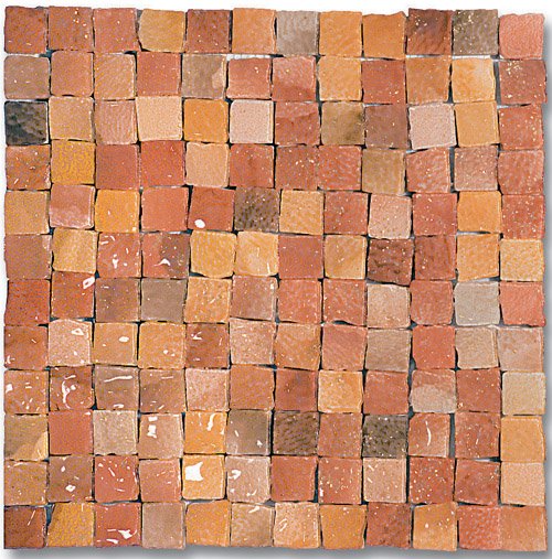 Мозаика Ker-av Luci di Venezia Cotto Autunnale (2,5X2,5) KER-L106, цвет коричневый, поверхность глянцевая, квадрат, 300x300