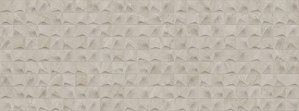 Керамическая плитка Porcelanosa Indic Gris Gloss Cubic 100300107, цвет серый, поверхность матовая 3d (объёмная), прямоугольник, 450x1200