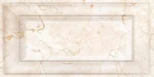 Декоративные элементы Belleza Декоративный объемный массив Монкада коричневый, цвет бежевый, поверхность глянцевая, прямоугольник, 250x500