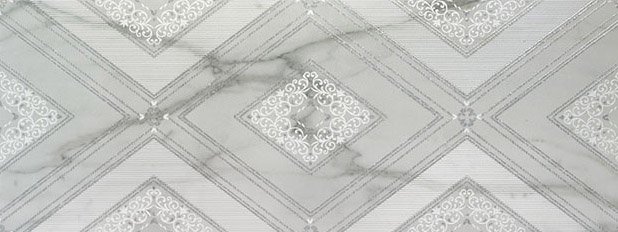Декоративные элементы Porcelanite Dos 1322 Natural Decor Saphir, цвет серый, поверхность полированная, прямоугольник, 480x1280