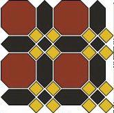 Керамогранит Topcer Guliford, цвет разноцветный, поверхность матовая, квадрат, 294x294
