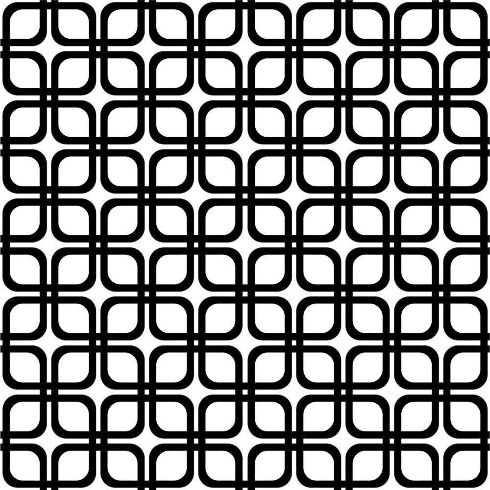 Керамогранит Dune Black&White Yang 187777, цвет чёрно-белый, поверхность матовая, квадрат, 200x200