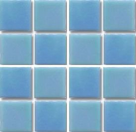Мозаика Irida Glamour А20.116(1), цвет голубой, поверхность глянцевая, квадрат, 327x327