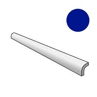 Бордюры Equipe Manacor Pencil Bullnose Ocean Blue 26960, цвет синий, поверхность глянцевая, прямоугольник, 30x200