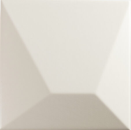 Керамическая плитка Wow Nilo M Contract Ice White Matt 106534, цвет белый, поверхность матовая 3d (объёмная), квадрат, 125x125