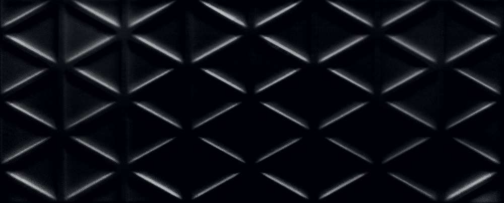 Декоративные элементы Tubadzin Senza Geo Black STR, цвет чёрный, поверхность глянцевая, прямоугольник, 298x748