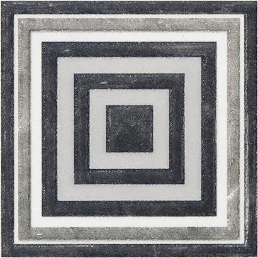 Вставки Ricchetti Marble Boutique Angolo List Freddo Lux Ret, цвет серый, поверхность глянцевая, прямоугольник, 116x116