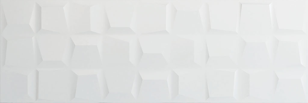 Декоративные элементы Sanchis Square Colours White, цвет белый, поверхность рельефная, прямоугольник, 330x1000