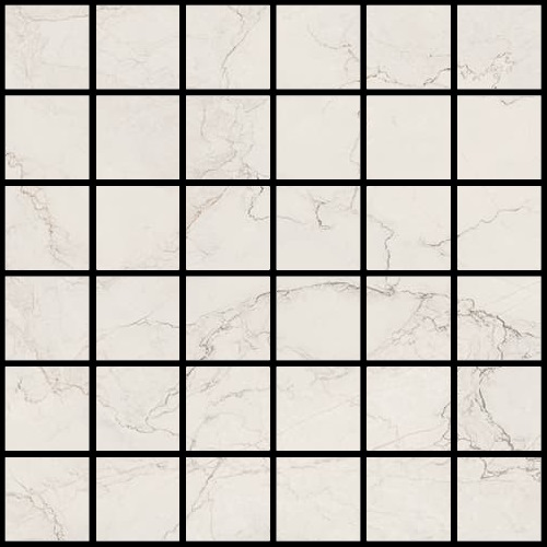 Мозаика Ava Bolgheri Stone Mosaico White Nat Ret 196111, цвет белый, поверхность натуральная, квадрат, 300x300