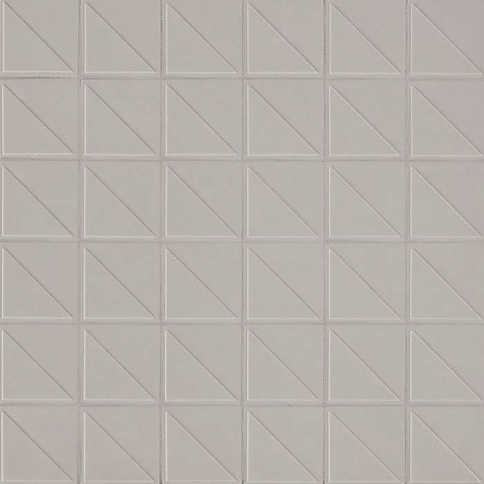 Мозаика Mutina Numi Mosaico Climb White KGNUM41, цвет бежевый, поверхность матовая, квадрат, 316x316
