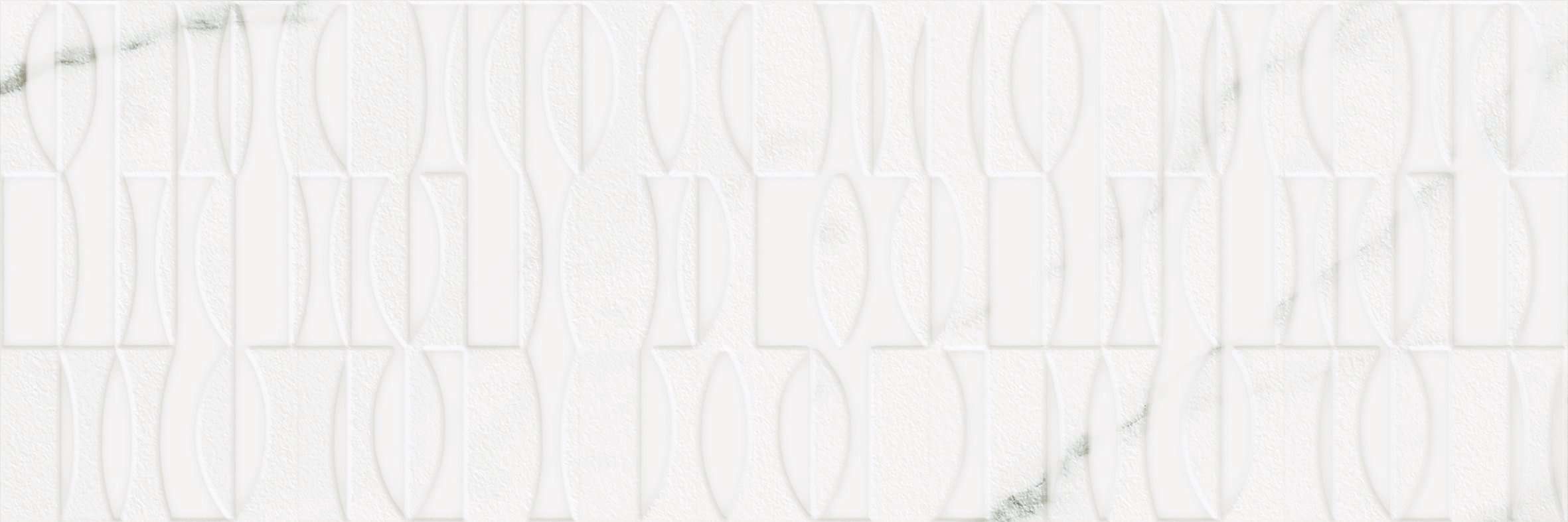 Керамическая плитка Baldocer Polaris Ellips Rectificado, цвет белый, поверхность матовая, прямоугольник, 300x900