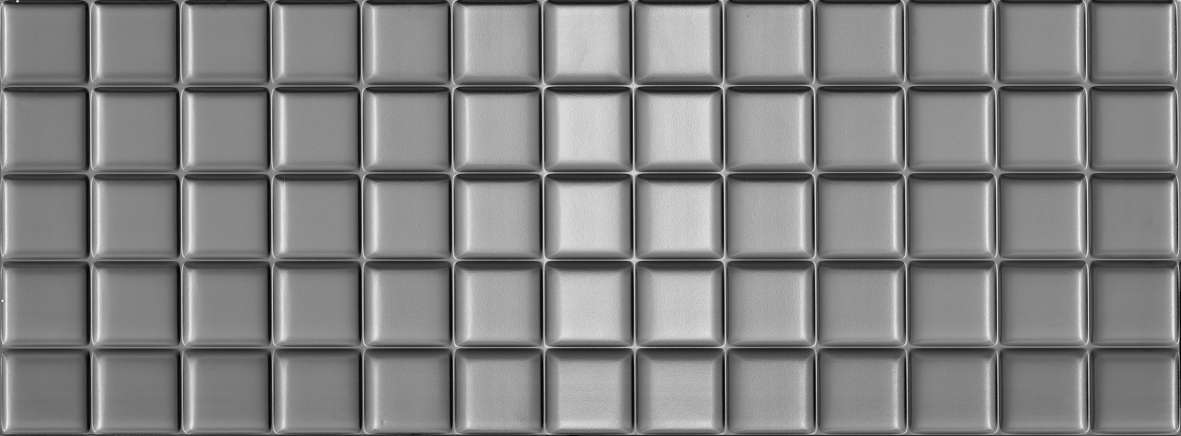 Декоративные элементы Aparici Markham Square Silver, цвет серый, поверхность матовая, прямоугольник, 446x1190