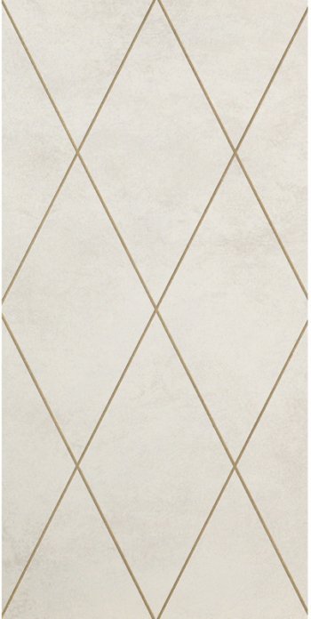 Декоративные элементы Petracers Maiora Rhombus Fregio Oro Beige, цвет бежевый, поверхность глянцевая, прямоугольник, 500x1000