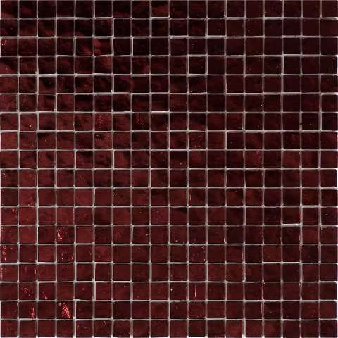 Мозаика Alma Mosaic Beauty BD55, цвет бордовый, поверхность глянцевая, квадрат, 150x150