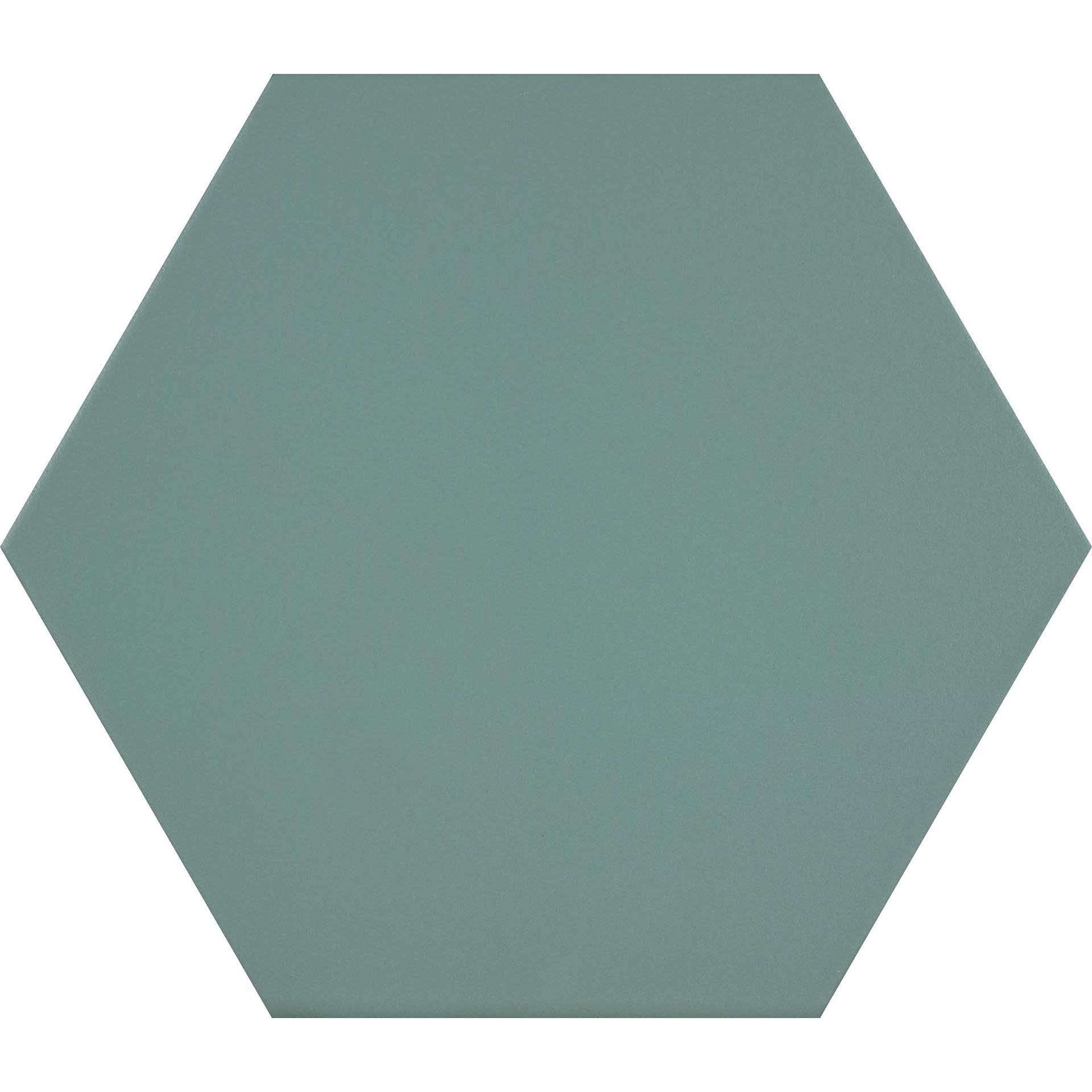 Керамогранит Ornamenta Decor Blue Print DE23BP, цвет голубой, поверхность матовая, шестиугольник, 200x230