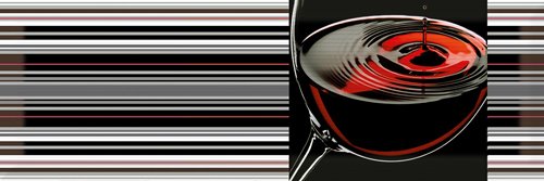 Декоративные элементы Estile Aure Decor Red Wine 02, цвет разноцветный, поверхность матовая, прямоугольник, 150x450
