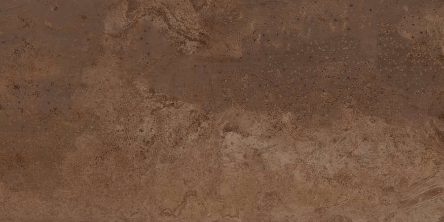 Керамогранит Apavisa Zinc Copper Natural, цвет коричневый, поверхность матовая, прямоугольник, 600x1200