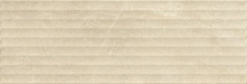 Керамическая плитка Pamesa Wells Cream Relief, цвет бежевый, поверхность глянцевая рельефная, прямоугольник, 333x1000