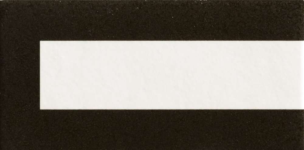 Керамогранит Mutina Margherita Frame Black Ndm93, цвет белый чёрный, поверхность матовая, прямоугольник, 101x205
