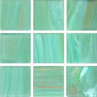 Мозаика Irida Space И.20.222(6), цвет зелёный, поверхность глянцевая, квадрат, 327x327