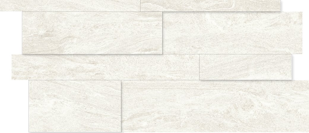 Декоративные элементы Del Conca Engadina HEG 10 Bianco Sequenze, цвет белый, поверхность матовая, прямоугольник, 300x600