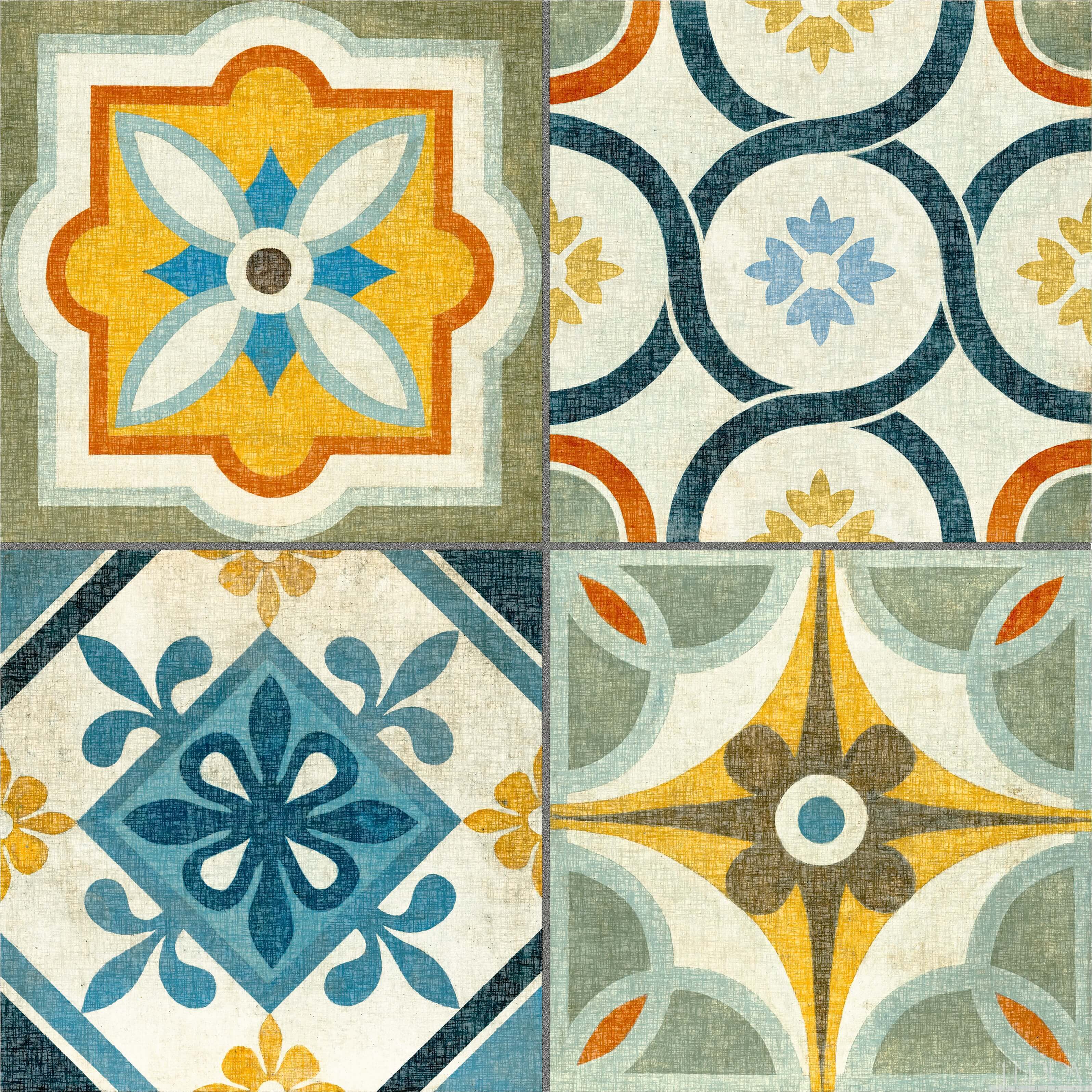 Декоративные элементы TAU Heritage Multi Nat, цвет разноцветный, поверхность матовая, квадрат, 450x450