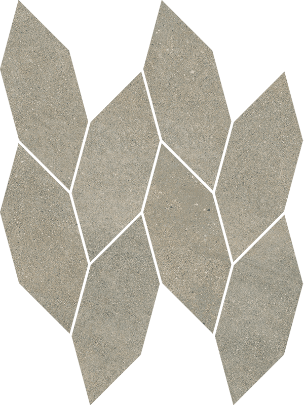 Мозаика Paradyz Smoothstone Beige Mozaika Cieta Satyna, цвет серый, поверхность сатинированная, ромб, 223x298