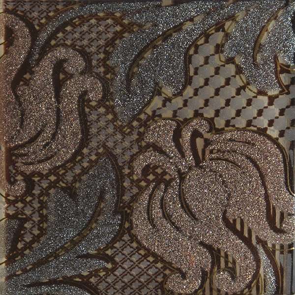 Вставки Rodnoe Olivia Crema Inserto Marfil, цвет коричневый, поверхность глянцевая, квадрат, 70x70