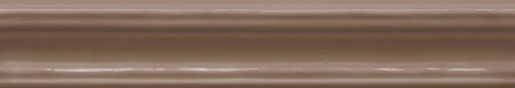 Бордюры Cifre Bulevar Moldura Moka, цвет коричневый, поверхность глянцевая, прямоугольник, 50x305
