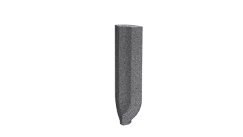 Спецэлементы Rako Taurus Granit TSIRH065, цвет серый, поверхность матовая, прямоугольник, 80x23