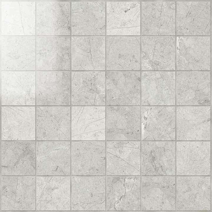 Мозаика Novabell Mosaico London Grey Lapp. IMP 115L, цвет серый, поверхность лаппатированная, квадрат, 300x300