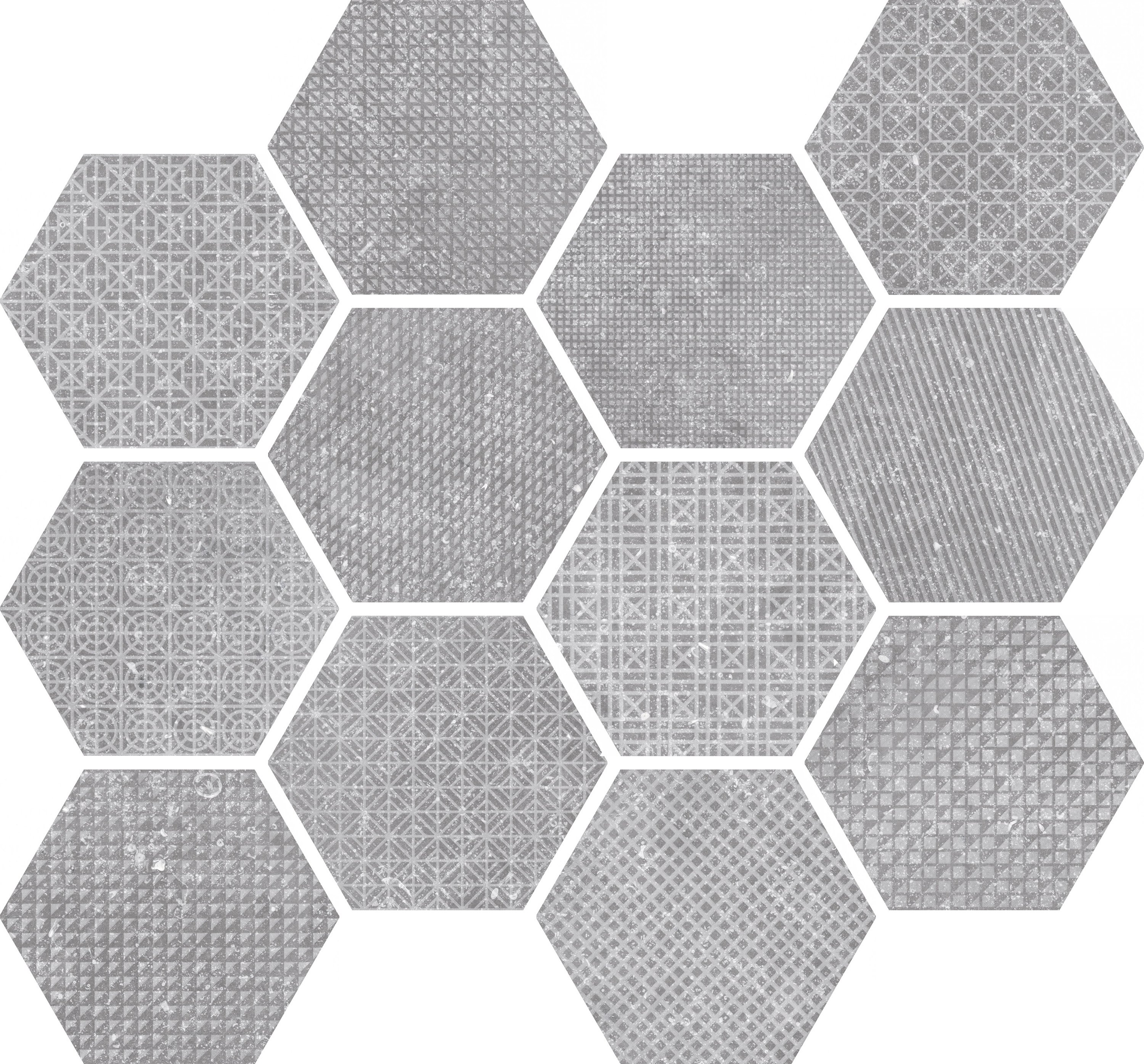 Керамогранит Equipe Coralstone Melange Grey 23584, цвет серый, поверхность матовая, прямоугольник, 254x292
