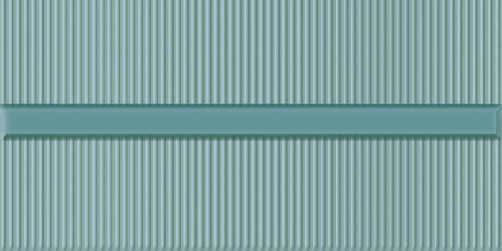 Декоративные элементы Vives Corso Pincio Turquesa, цвет бирюзовый, поверхность глянцевая, кабанчик, 100x200
