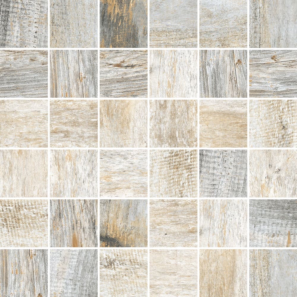 Мозаика RHS Rondine Inwood Sky Mosaico J87098, цвет серый, поверхность матовая, квадрат, 300x300