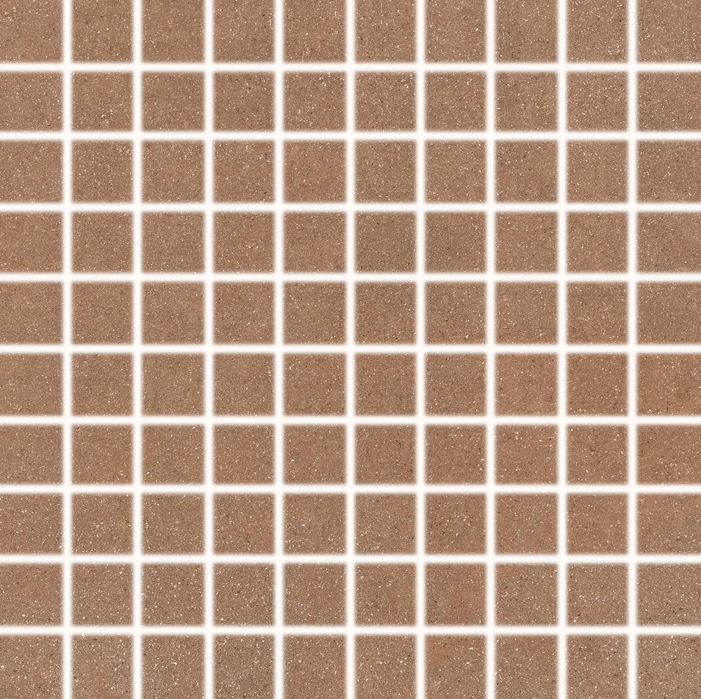Мозаика Terratinta Grained Rust TTGR03M3N, цвет коричневый, поверхность матовая, квадрат, 300x300