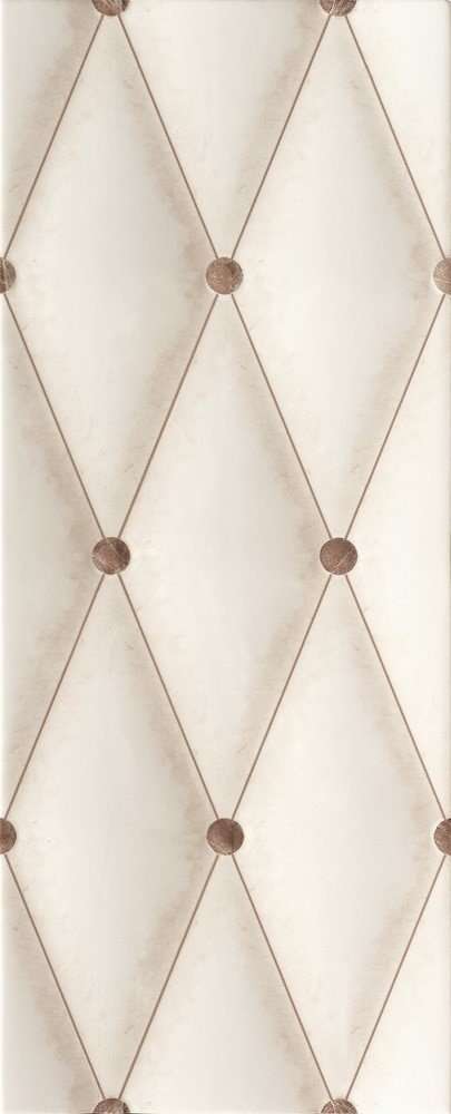 Керамическая плитка Goldencer Oldstone Capitone, цвет бежевый, поверхность матовая, прямоугольник, 235x580