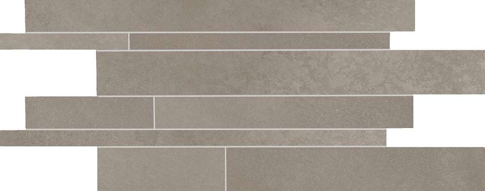 Мозаика Ergon Tr3Nd Listelli Sfalsati Concrete Smoke EAUS, цвет серый, поверхность матовая, прямоугольник, 300x600