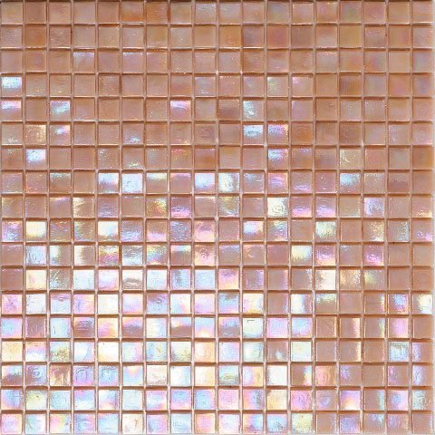 Мозаика Alma Mosaic Flicker NE92, цвет бежевый, поверхность глянцевая, квадрат, 150x150