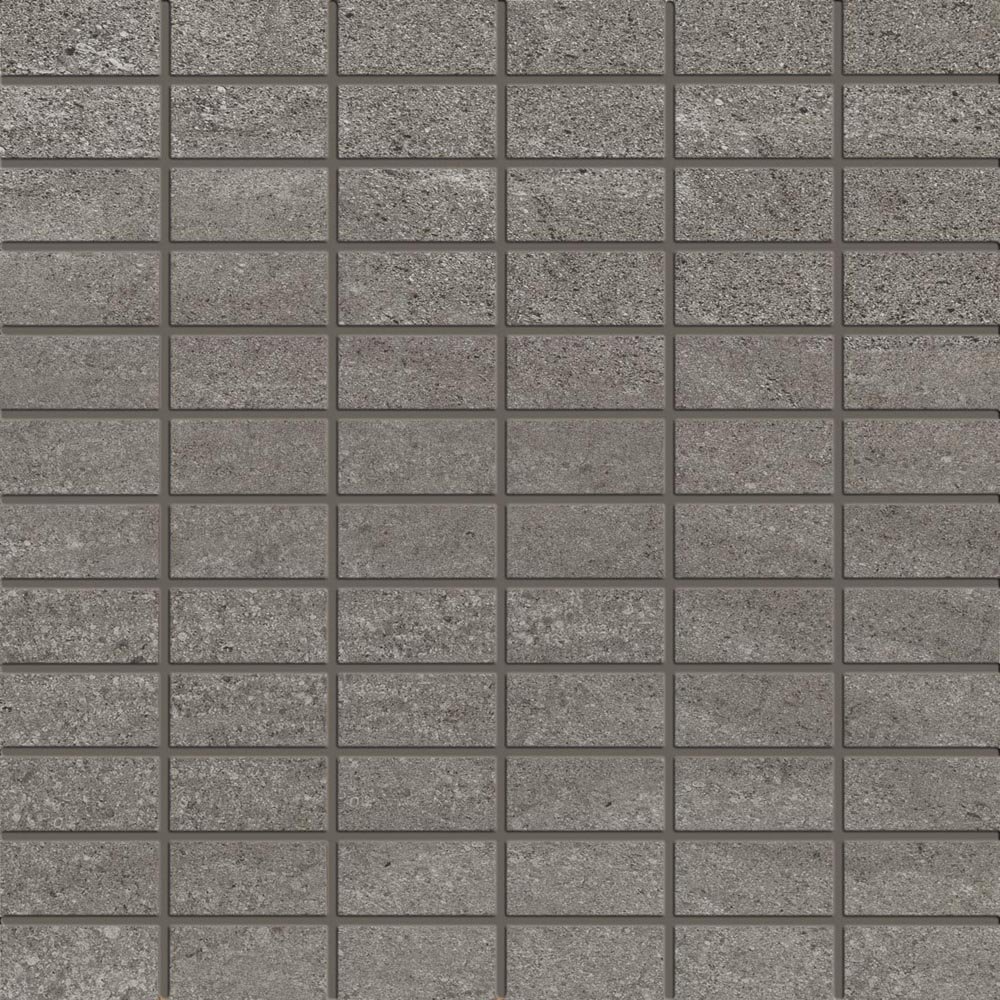 Мозаика Piemme Purestone Mosaico Piombo Nat. Ret. 00540, цвет серый, поверхность матовая, квадрат, 300x300