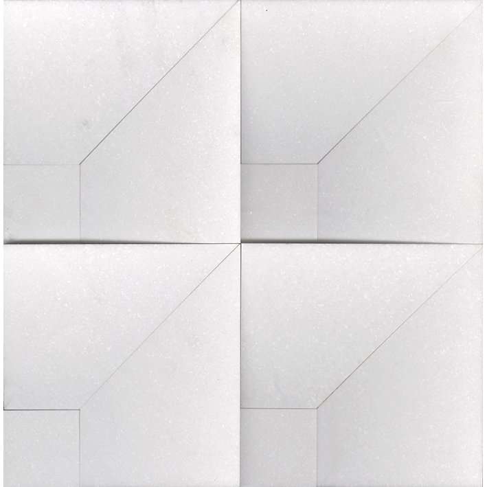 Мозаика L'Antic Colonial Highlands Square White 100272846, цвет белый, поверхность матовая, квадрат, 290x290