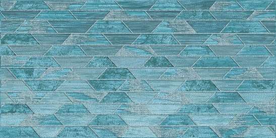 Декоративные элементы Нефрит керамика Арагон Декор Бирюзовый 04-01-1-18-03-71-1239-0, цвет бирюзовый, поверхность глянцевая, прямоугольник, 300x600