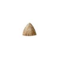 Спецэлементы Cinca Marmores Travertino Nut Angle 0450/160, цвет коричневый, поверхность матовая, квадрат, 20x20