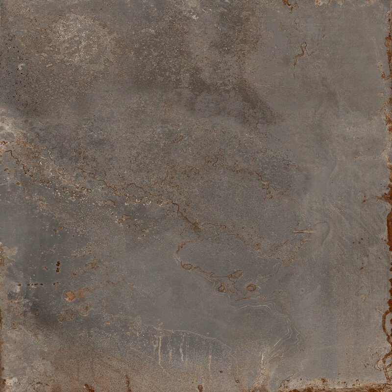 Керамогранит Sant Agostino Oxidart Iron 6060 CSAOXIRO60, цвет серый, поверхность матовая, квадрат, 600x600
