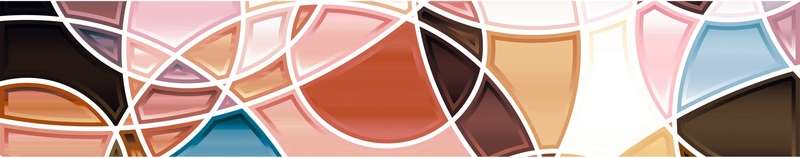 Бордюры Piastrella Анаконда Витраж Бордюр, цвет разноцветный, поверхность глянцевая, прямоугольник, 60x300