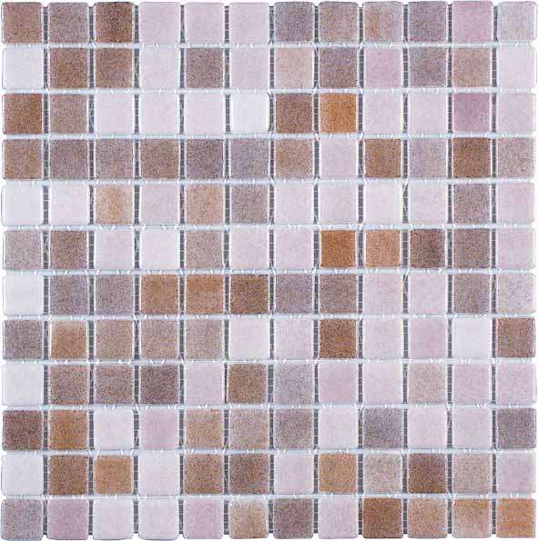 Мозаика Mosavit Combis-7-A (BR-6001-A+BR-6003-A), цвет коричневый, поверхность матовая, квадрат, 316x316